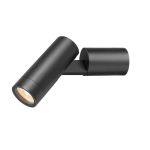 SLV S-Tubo Aluminium Nero | Adatto per 1x GU10