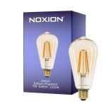 Noxion LED E27 Edison Filamento Ambra 7W 630lm - 822 Bianco Molto Caldo | Dimmerabile - Sostitutiva 50W